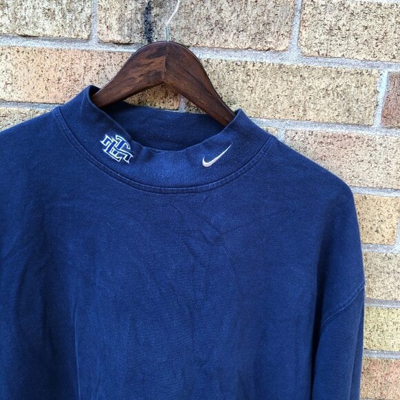 Vintage 1994 Nike Mockneck Toronto Maple Leafs Crewneck NFL Sweater - Picture 2 of 8